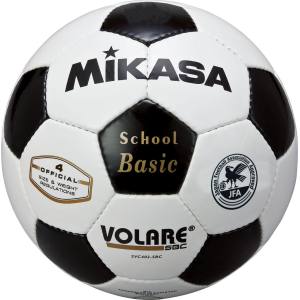ミカサ MIKASA ミカサ 検定球4号 ホワイト×ブラック SVC402SBC