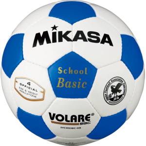 ミカサ MIKASA ミカサ 検定球4号 ホワイト×ブルー SVC402SBC