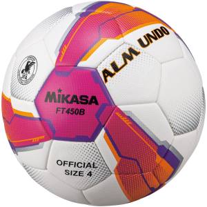 ミカサ MIKASA ミカサ サッカー 4号貼り 検定球 ピンク/バイオレット FT450B-PV 張りタイプ FT450BPV