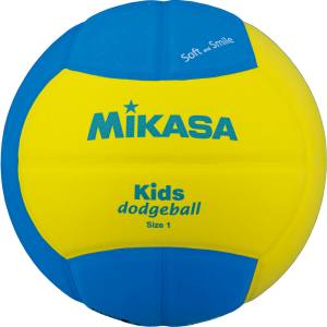 ミカサ MIKASA ミカサ スマイルドッジボール1号 イエロー/ブルー SD10YBL
