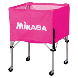 ミカサ MIKASA ミカサ 器具 ボールカゴ 箱型 中 フレーム 幕体 キャリーケース3点セット ピンク BCSPS