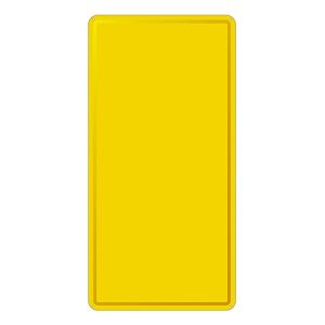 日本緑十字社 日本緑十字社 58062 スチール無地板 黄 スチール-6 黄 360×120×0.8mm 平板