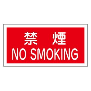 日本緑十字社 日本緑十字社 56040 消防 危険物標識 禁煙 NOSMOKING KHS-4 250×500mm エンビ