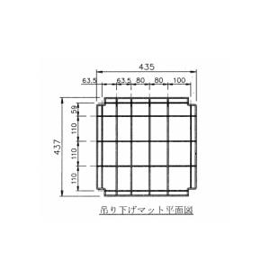 アズワン AS ONE アズワン 1-1612-12 スーパードライングシェルフ 交換用吊り下げ棚板 メッシュマット