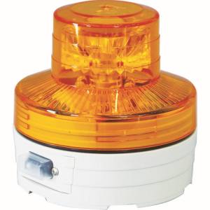 日動工業 NICHIDO 日動工業 NU-AY 電池式LED回転灯ニコUFO 常時点灯タイプ 黄