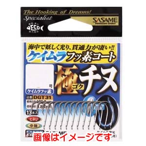 ささめ針 SASAME ささめ針 極チヌ ケイムラフッ素 4号 DGT31