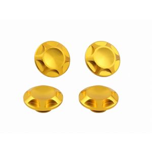 ポッシュフェイス POSH FAITH ポッシュフェイス 001820-04 NASAタイプキャップボルトカバー M8用 GOLD(4PCS)