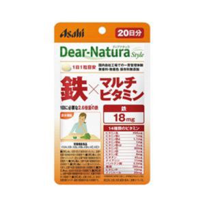 アサヒグループ食品 Asahi アサヒ ディアナチュラ スタイル 鉄×マルチビタミン 20粒