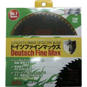 チップソージャパン DF72-165 ドイツファインマックス 一般木工精密造作用 165×1.6×72