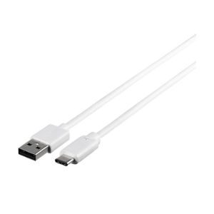 バッファロー BUFFALO USB2.0ケーブル(A to C) ホワイト 2.0m BSUAC220WH