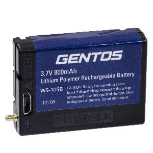 ジェントス GENTOS ジェントス WS-10SB WS専用充電池 GENTOS