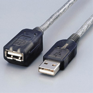 エレコム(ELECOM) マグネット内蔵USB延長ケーブル(グラファイト) 1m USB-EAM1GT