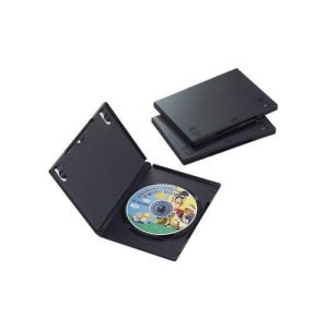 エレコム(ELECOM) DVDトールケース(3枚パック・ブラック) CCD-DVD01BK