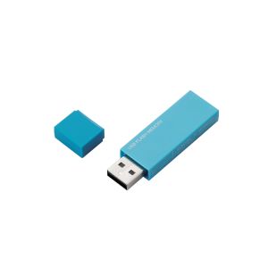 エレコム ELECOM エレコム ELECOM キャップ式USBメモリ ブルー 16GB MF-MSU2B16GBU