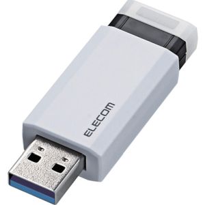 エレコム ELECOM エレコム MF-PKU3016GWH USBメモリー USB3.1 Gen1 対応 ノック式 オートリターン機能付 16GB ホワイト