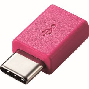 エレコム ELECOM エレコム ELECOM USB2.0変換アダプタ(Type-C-micro-B) ピンク MPA-MBFCMADNPN