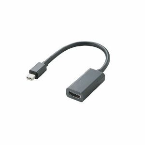 エレコム ELECOM Mini DisplayPort-HDMI変換アダプタ AD-MDPHDMIBK