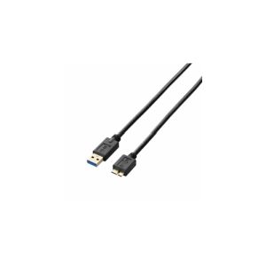エレコム(ELECOM) USB3.0ケーブル/A-microBタイプ/スタンダード/1m/ブラック USB3-AMB10BK