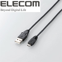 エレコム ELECOM タブレット用USBケーブル（A-microB） 1m TB-AMB10BK