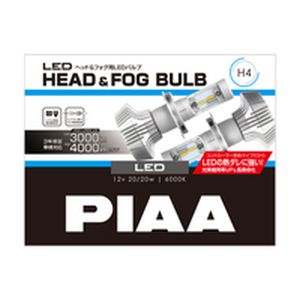 ピア PIAA PIAA LEH150 ヘッド フォグ用 LED バルブ 6000K H4 ピア | あきばお～ネット本店