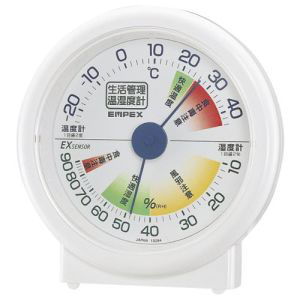 エンペックス EMPEX エンペックス TM-2401 生活管理温 湿度計 卓上用 ホワイト