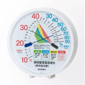 エンペックス EMPEX エンペックス TM-2484 環境管理 温度 湿度計 熱中症注意 置き掛け兼用