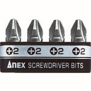 兼古製作所 アネックス Anex アネックス AK-51P-B4 溝付超短ビット セット Anex 兼古製作所