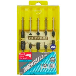 サンフレックス Sumflex サンフレックス No.2310 超硬回転ヤスリ 木工用 3mm軸10本組 Sumflex