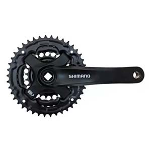 シマノ SHIMANO シマノ AFCTY501C888XLB FC-TY501 クランクセット 175mm ブラック SHIMANO