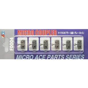 マイクロエース MICRO ACE マイクロエース F0004 マイクロカプラー 自連 グレー 6ケ