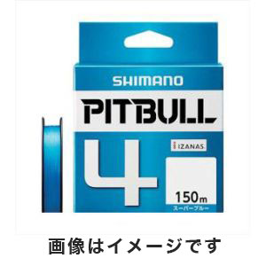 シマノ SHIMANO シマノ SHIMANO ピットブル(PITBULL) 4 スーパーブルー 0.8号 150m PL-M54R