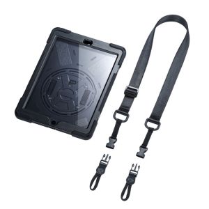 サンワサプライ SANWA SUPPLY サンワサプライ PDA-IPAD1620BK 前面保護フィルター付耐衝撃ケース iPad 10.2インチ用