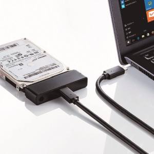 サンワサプライ SANWA SUPPLY SATA-USB3.1 Gen2変換ケーブル USB-CVIDE7