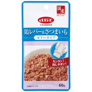 デビフペット d.b.f デビフペット 鶏レバー さつまいも ゼリータイプ 60g