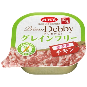 デビフペット d.b.f デビフペット プリモデビィ グレインフリー 成犬用 チキン 95g