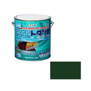 アサヒペン アサヒペン 水性シリコンアクリルトタン用 3L 緑