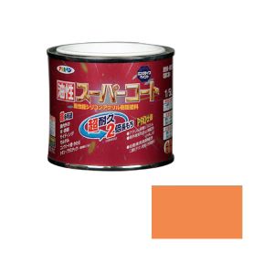 アサヒペン アサヒペン 油性スーパーコート 1/5L ラフィネオレンジ