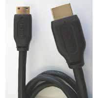 オーム電機 OHM オーム電機 HDMI-mini HDMI ケーブル 1m VIS-C10M-K 05-0285