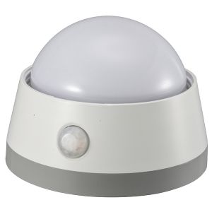 オーム電機 OHM オーム電機 LEDセンサーライト 明暗+人感センサー付 白色LED 06-0129 NIT-BLA6JD-WN