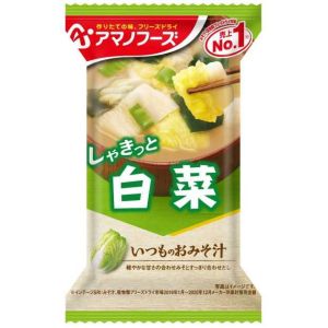 アマノフーズ アマノフーズ いつものおみそ汁 白菜 9g