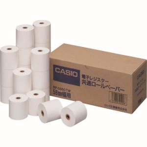 カシオ CASIO カシオ RP-5860-TW プリンター電卓、レジスター用ロールペーパー 普通紙 20巻入