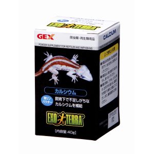 ジェックス GEX ジェックス カルシウム エキゾテラ 40g PT1850 爬虫類 両生類 サプリメント