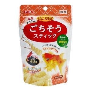 ジェックス GEX ジェックス 金魚元気 ごちそうスティック えび味 7g