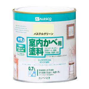 カンペハピオ KANSAI カンペハピオ 室内かべ用塗料 パステルグリーン 0.7L