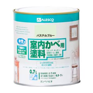 カンペハピオ KANSAI カンペハピオ 室内かべ用塗料 パステルブルー 0.7L