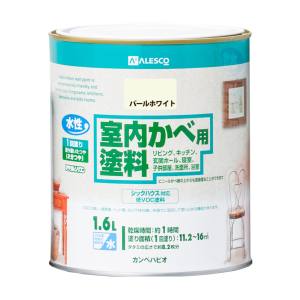 カンペハピオ KANSAI カンペハピオ 室内かべ用塗料 パールホワイト 1.6L