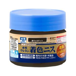 カンペハピオ KANSAI カンペハピオ 774-120-100 水性ウレタン着色ニス 100ML 新ウォルナット