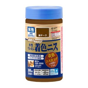 カンペハピオ KANSAI カンペハピオ 774-123-300 水性ウレタン着色ニス 300ML 新チーク