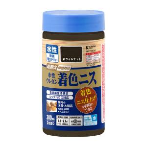 カンペハピオ KANSAI カンペハピオ 774-120-300 水性ウレタン着色ニス 300ML 新ウォルナット