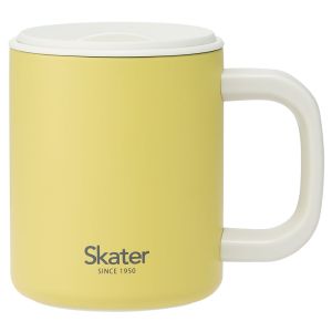 スケーター SKATER スケーター くすみイエロー フタ付き真空ステンレスマグカップ 300ml STMG4N